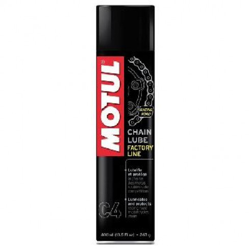 Λιπαντινικό αλυσίδας MOTUL CHAIN LUBE FACTORY LINE C4 - 400 ml Λιπαντινικό αλυσίδας MOTUL CHAIN LUBE FACTORY LINE C4 - 400 ml