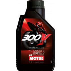 Λάδι μηχανής MOTUL 300V 4T 10W-40 - 1 λίτρο