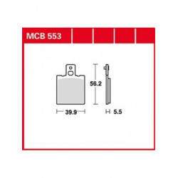 Τακάκια μοτοσυκλέτας TRW MCB553