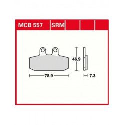 Τακάκια μοτοσυκλέτας TRW MCB557SRM