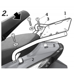 Σχάρα για κεντρική βαλίτσα SHAD K0GL51ST