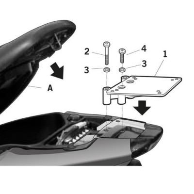 Σχάρα για κεντρική βαλίτσα SHAD V0NR55ST