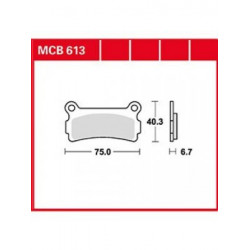 Τακάκια μοτοσυκλέτας TRW MCB613