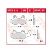 Τακάκια μοτοσυκλέτας TRW MCB615SI thumb