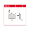 Τακάκια μοτοσυκλέτας TRW MCB616 thumb