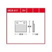 Τακάκια μοτοσυκλέτας TRW MCB617 thumb