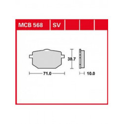 Τακάκια μοτοσυκλέτας TRW MCB568SV