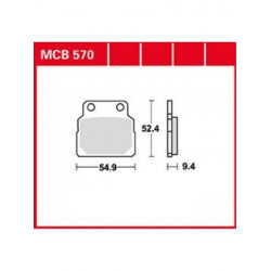 Τακάκια μοτοσυκλέτας TRW MCB570