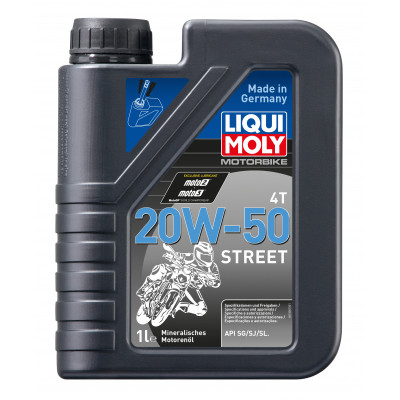 Λάδι μηχανής LIQUI MOLY STREET SAE 20W-50 - 1 λίτρο