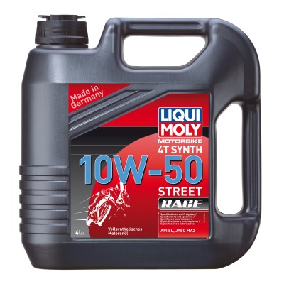 Λάδι μηχανής LIQUI MOLY SAE 10W-50 STREET RACE - 4 λίτρα