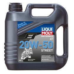 Λάδι μηχανής LIQUI MOLY 20W-50 STREET - 4 λίτρα