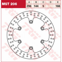 Δισκόπλακα εμπρός TRW-LUCAS MST206 Δισκόπλακα εμπρός TRW-LUCAS MST206