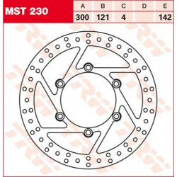 Δισκόπλακα εμπρός TRW-LUCAS MST230