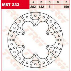 Δισκόπλακα εμπρός TRW-LUCAS MST233
