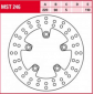Πίσω δισκόπλακα μοτοσυκλέτας TRW-LUCAS MST245SL thumb