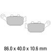 Τακάκια μοτοσυκλέτας FERODO FDB531P thumb