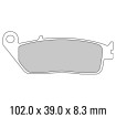 Τακάκια μοτοσυκλέτας FERODO FDB570P thumb