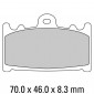 Τακάκια μοτοσυκλέτας FERODO FDB574P thumb