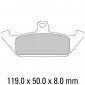 Τακάκια μοτοσυκλέτας FERODO FDB592P thumb