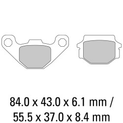Τακάκια μοτοσυκλέτας FERODO FDB731P