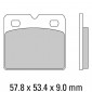 Τακάκια μοτοσυκλέτας FERODO FDB736P thumb