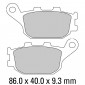 Τακάκια μοτοσυκλέτας FERODO FDB754P thumb