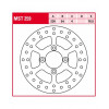 Δισκόπλακα εμπρός TRW-LUCAS MST259