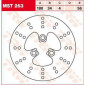 Δισκόπλακα εμπρός TRW-LUCAS MST263 thumb