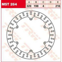Δισκόπλακα εμπρός TRW-LUCAS MST264 Δισκόπλακα εμπρός TRW-LUCAS MST264