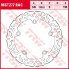 Πίσω δισκόπλακα μοτοσυκλέτας TRW-LUCAS MST277RAC