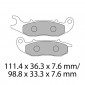 Τακάκια μοτοσυκλέτας FERODO FDB2242P thumb