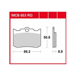 Τακάκια μοτοσυκλέτας TRW MCB653RQ