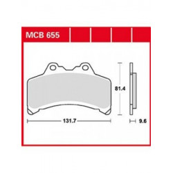 Τακάκια μοτοσυκλέτας TRW MCB655