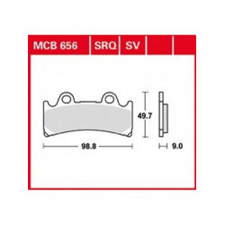 Τακάκια μοτοσυκλέτας TRW MCB656SV