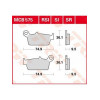 Τακάκια μοτοσυκλέτας TRW MCB575SI