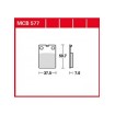 Τακάκια μοτοσυκλέτας TRW MCB577 thumb
