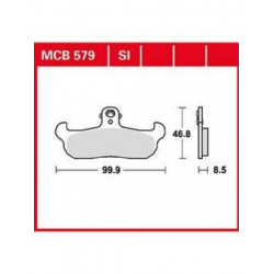 Τακάκια μοτοσυκλέτας TRW MCB579SI