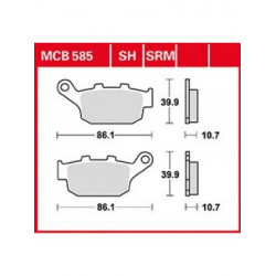 Τακάκια μοτοσυκλέτας TRW MCB585SRM