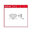 Τακάκια μοτοσυκλέτας TRW MCB590 thumb