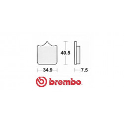 Τακάκια μοτοσυκλέτας OEM BREMBO 07BB0590