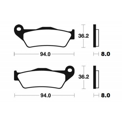 Τακάκια μοτοσυκλέτας BREMBO 07BB04SP