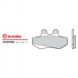 Τακάκια μοτοσυκλέτας OEM BREMBO 07GR1406