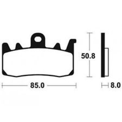 Τακάκια μοτοσυκλέτας OEM BREMBO 07BB3884
