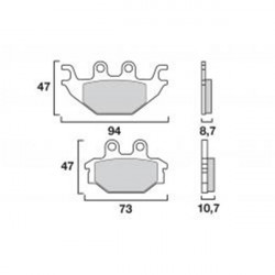 Τακάκια μοτοσυκλέτας BREMBO 07GR52SD