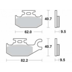 Τακάκια μοτοσυκλέτας BREMBO 07GR49SD Τακάκια μοτοσυκλέτας BREMBO 07GR49SD