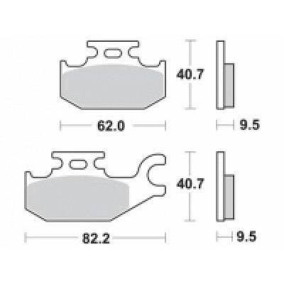 Τακάκια μοτοσυκλέτας BREMBO 07GR49SD