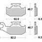 Τακάκια μοτοσυκλέτας BREMBO 07GR73SD thumb