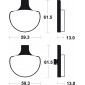 Τακάκια μοτοσυκλέτας OEM BREMBO 07HD0614 thumb