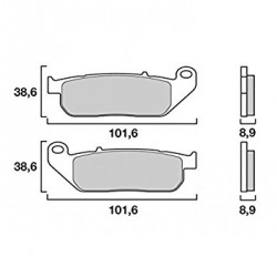Τακάκια μοτοσυκλέτας BREMBO 07HD13SA