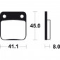 Τακάκια μοτοσυκλέτας BREMBO 07HO09SX thumb